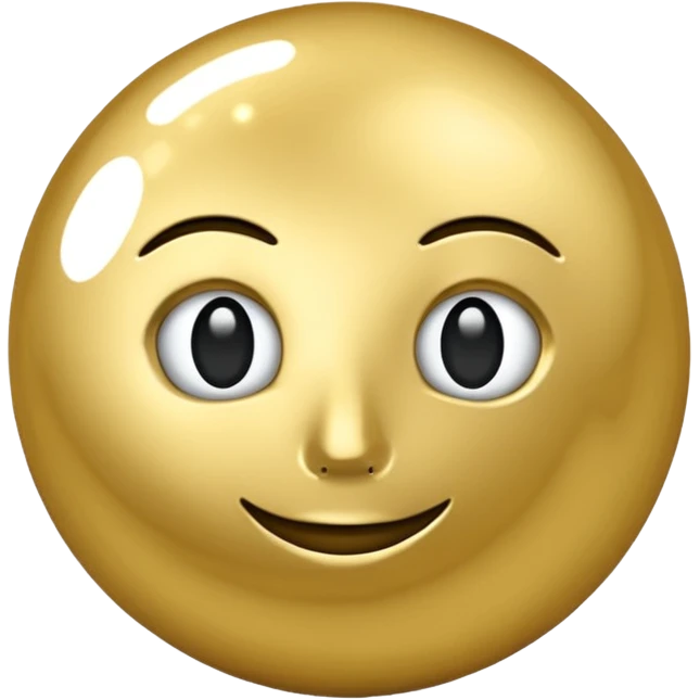 Globus in Gold emoji