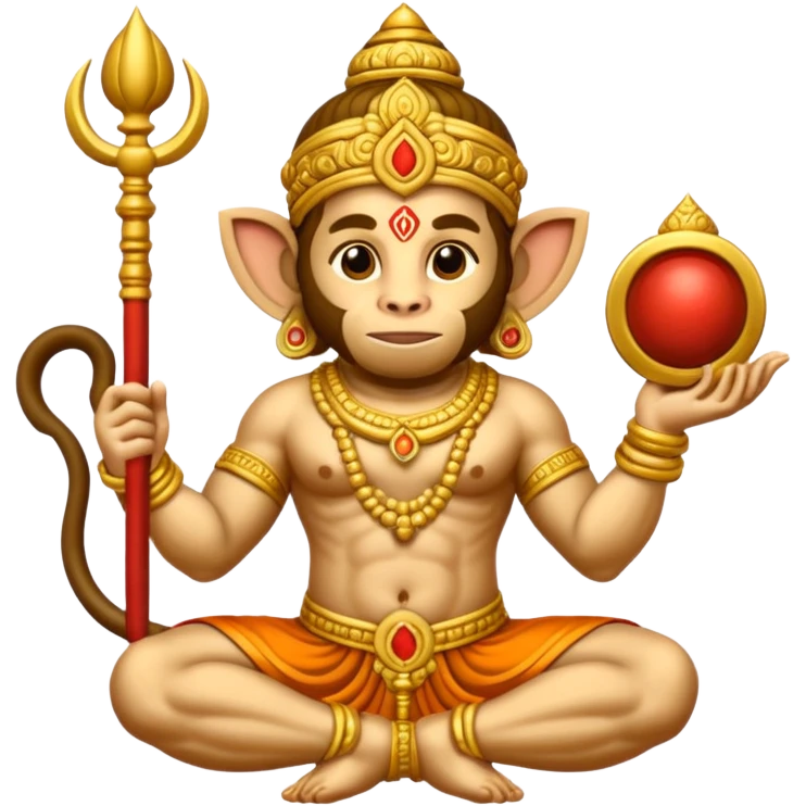Hanuman gada emoji