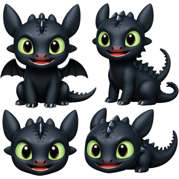 How to train your dragon emoji icons emoji