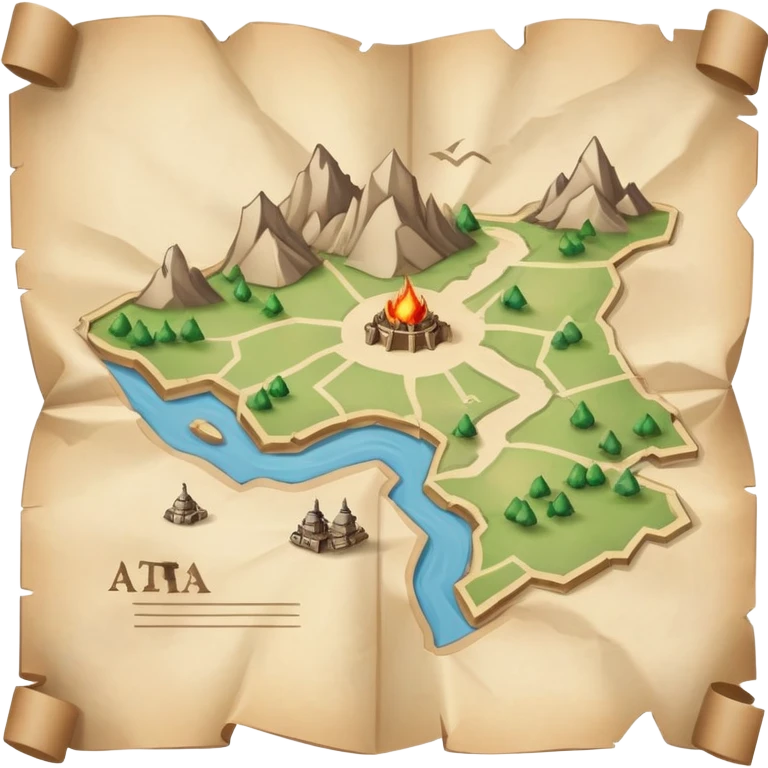 slightly crumpled map with attack strategy drawn on it, high detail, no text emoji