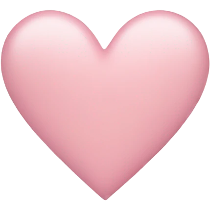 Baby pink heart  emoji