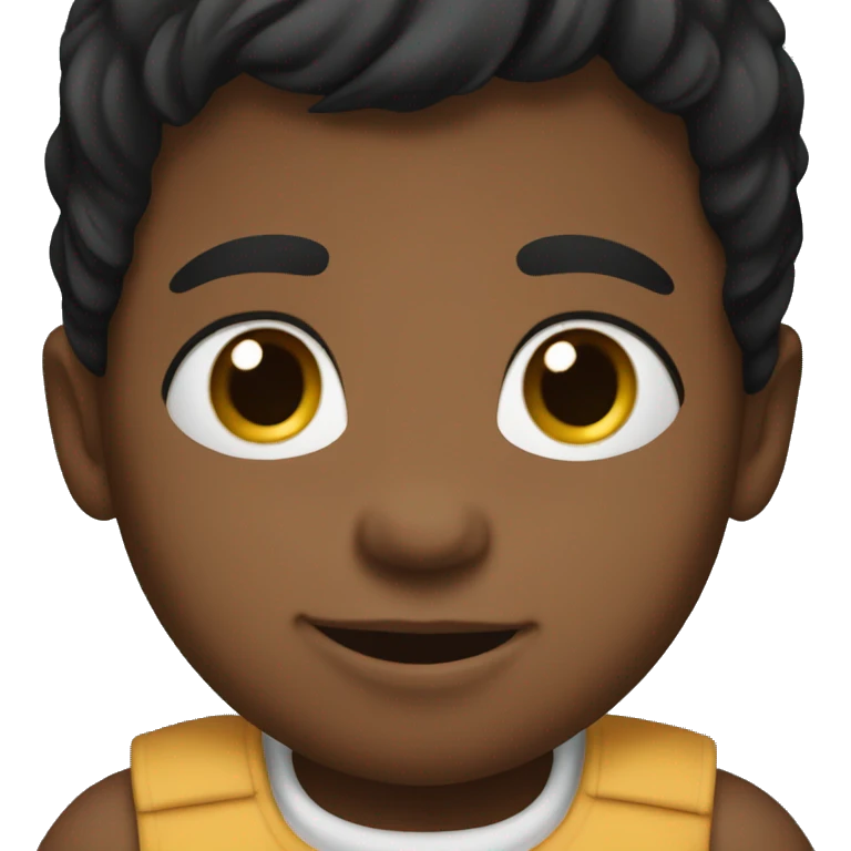 A  black-haired  male  infant. emoji