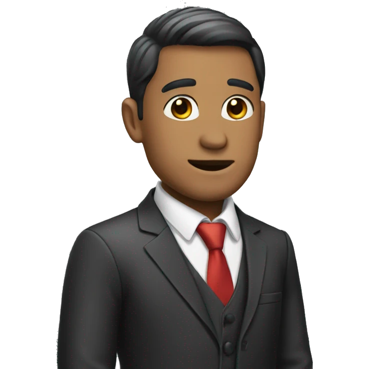 Man wearing suit emoji
