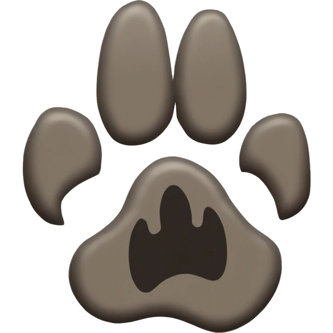 Twilight Inspired Emoji : Wolf Paw Print – Represents Jacob Black and the werewolf pack. A stylized, wolf-themed paw print would connect well to the character and tribe. emoji