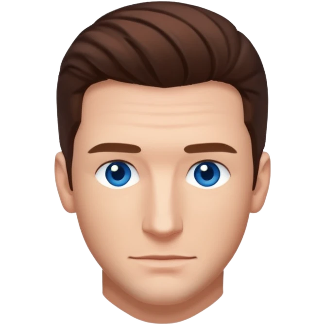 JC Chasez blue eyes, brown hair emoji