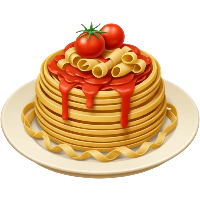 Pasta vermelha com papel emoji