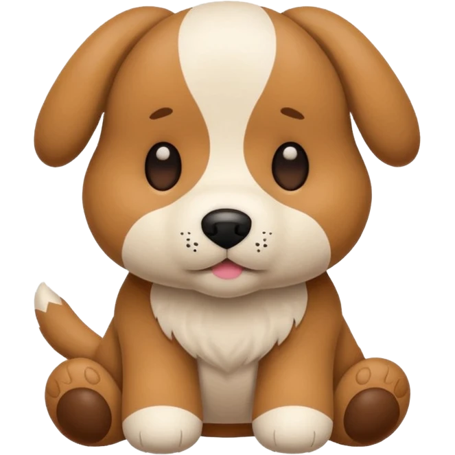 Plush dog toy  emoji