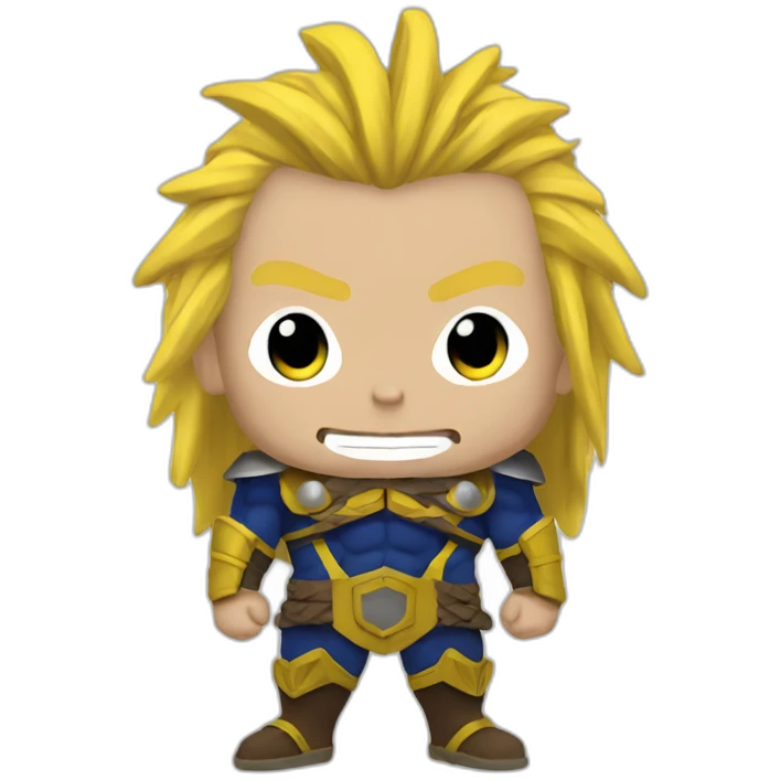 All Might as a viking emoji