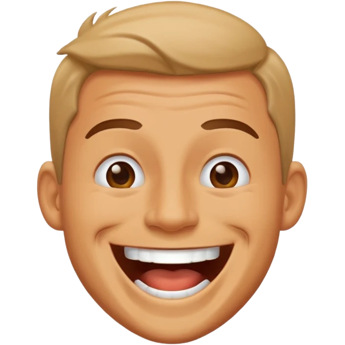 man lauughing hard  emoji