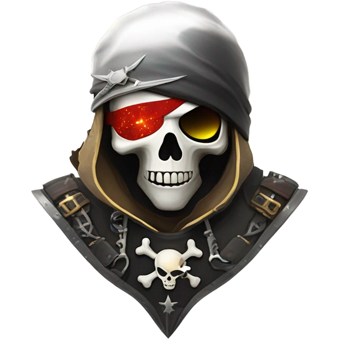 Pirate in a spacesuit emoji