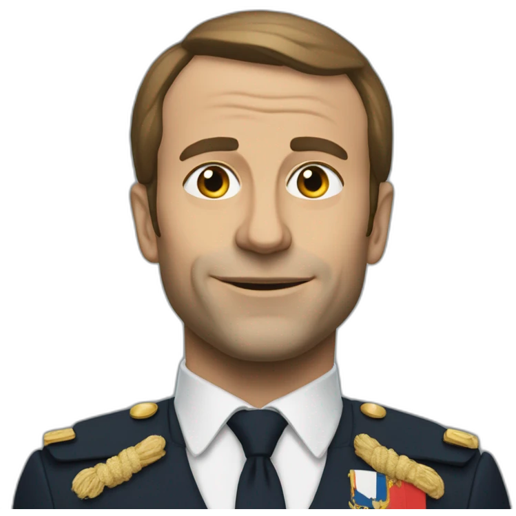 Macron jule césar emoji