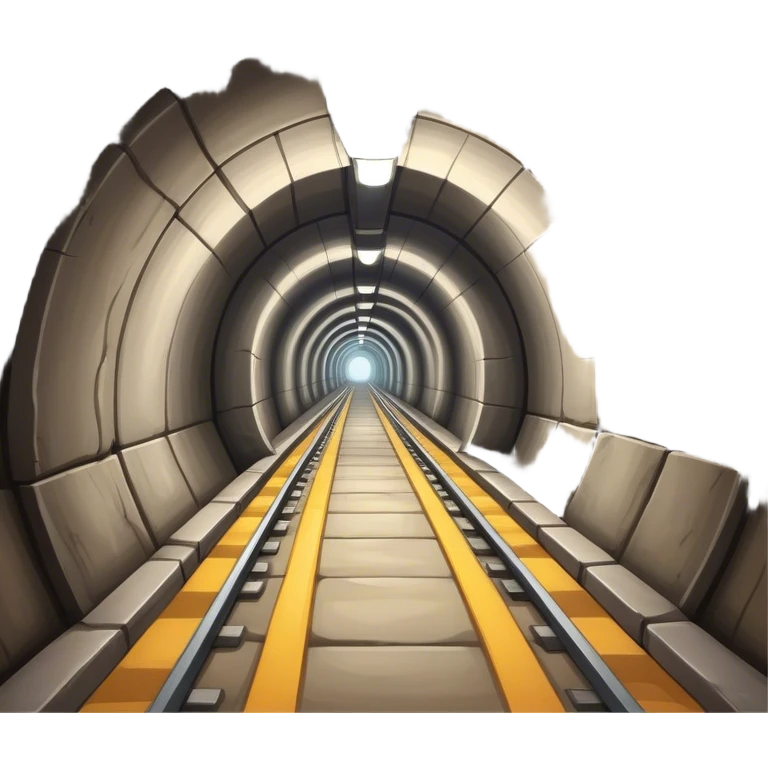tunnel underground boring emoji