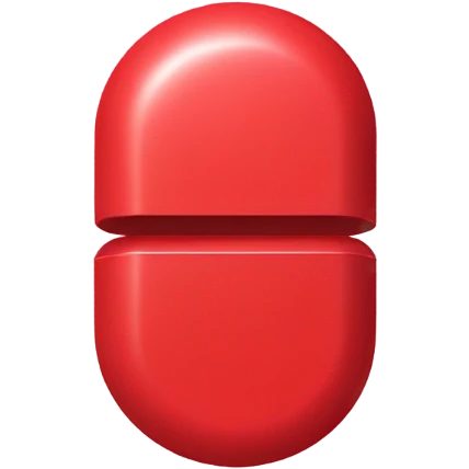 red circle pill with thin horizontal line emoji