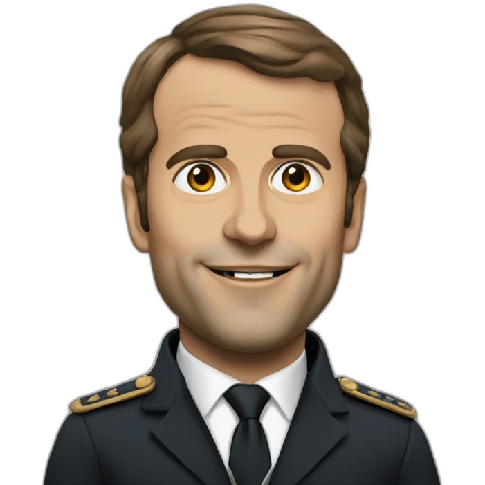 Emanuel Macron bourrer emoji