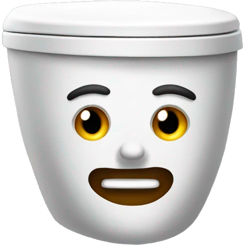 a toilet but toilet have a head emoji