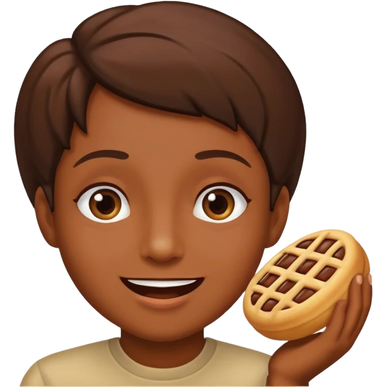 Carita que refleje emoción por algo delicioso emoji