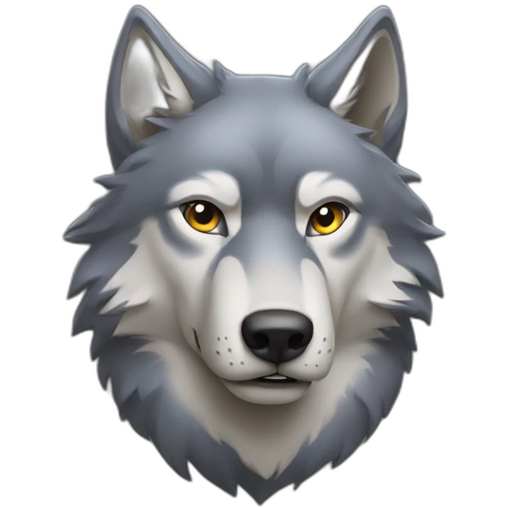 wolf beckon emoji