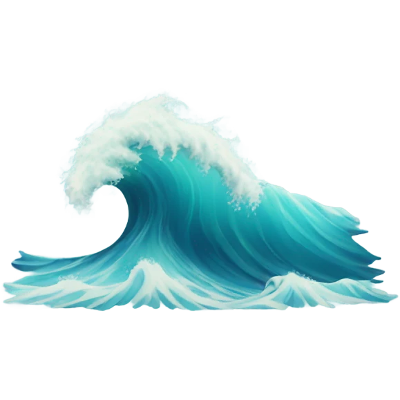 Wave emoji