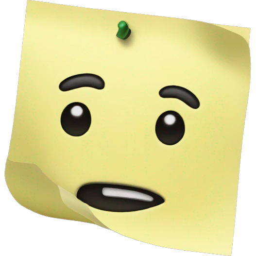 Sticky note emoji