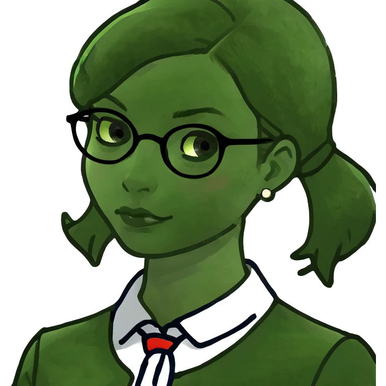 Preppy girl emoji