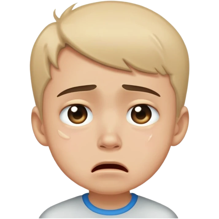 Niño llorando emoji