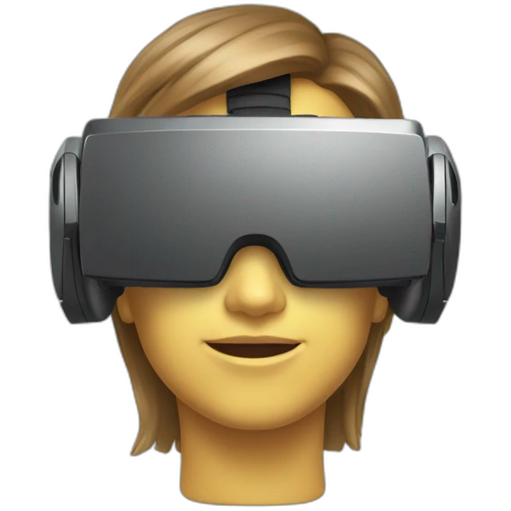 Virtual reality headset emoji