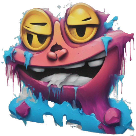Graffiti in baku emoji