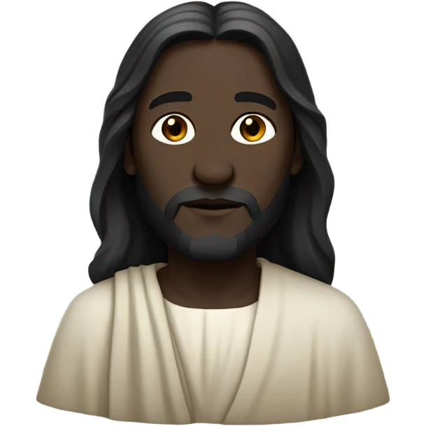 Black Jesus Christ  emoji