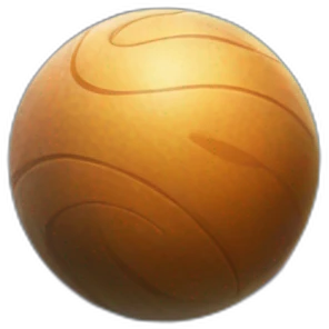 A ball in space emoji
