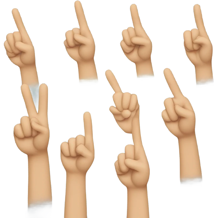 Hand signs emoji