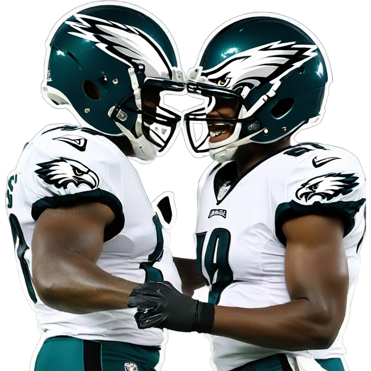 Eagles players Super Bowl emoji