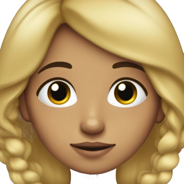 Niña con pelo negro lacio, dormida  emoji