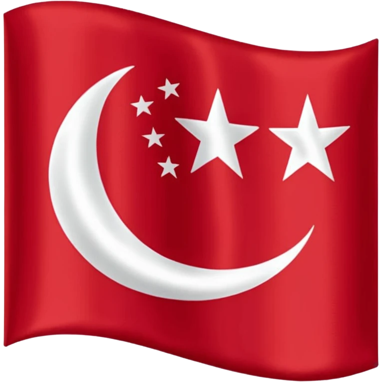 Flag of the Ottoman Empire 1453 emoji