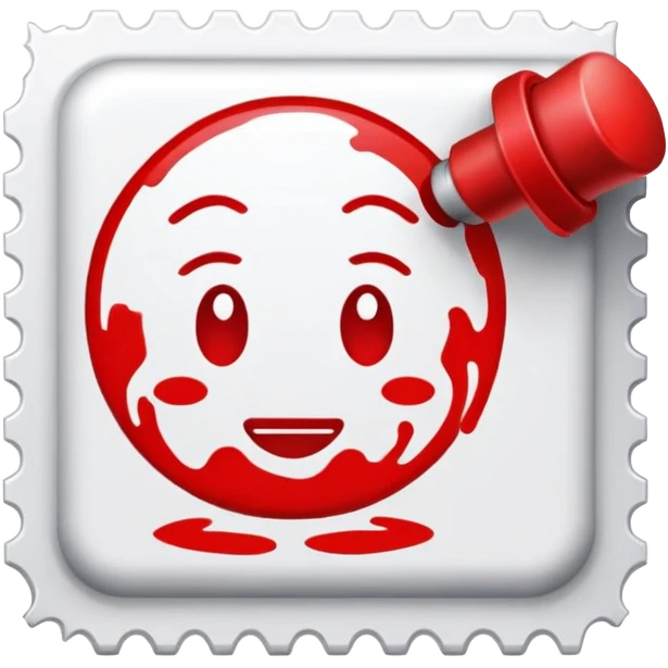 stamp approved emoji