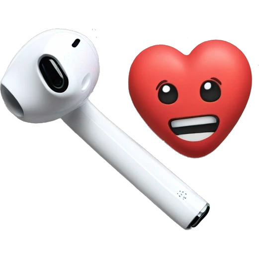 heart airpods emoji