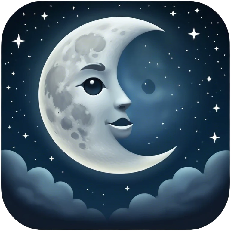 moon night  emoji