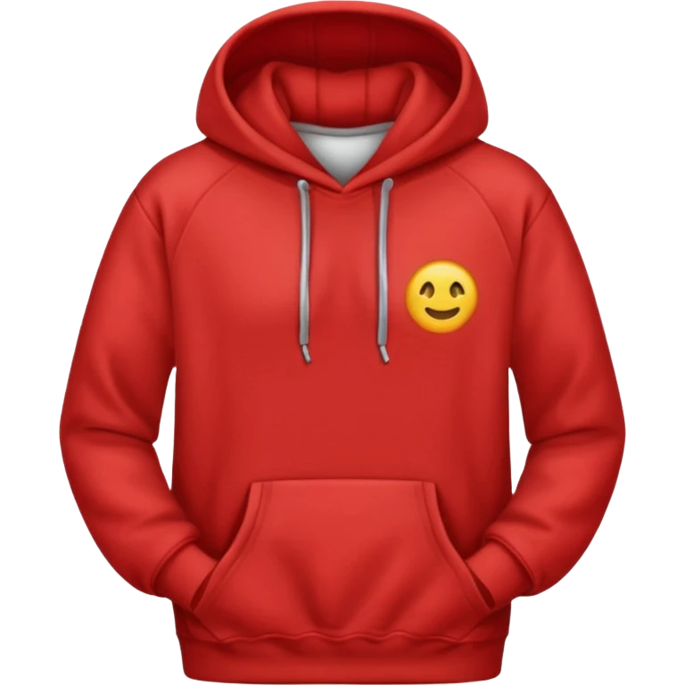 a red hoodie emoji
