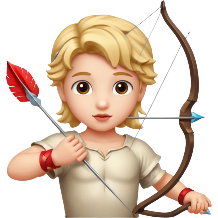Cupid with bow and arrow emoji
