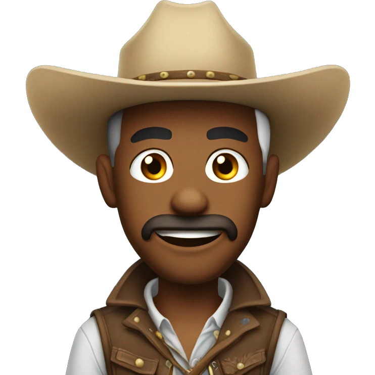 Mad cowboy ￼ emoji