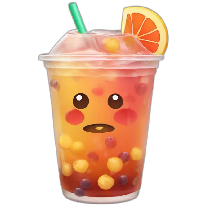fruit tea boba emoji