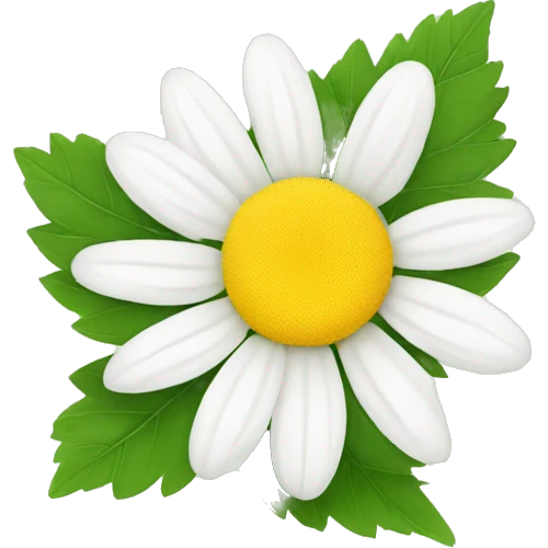 CHAMOMILE with leaf emoji