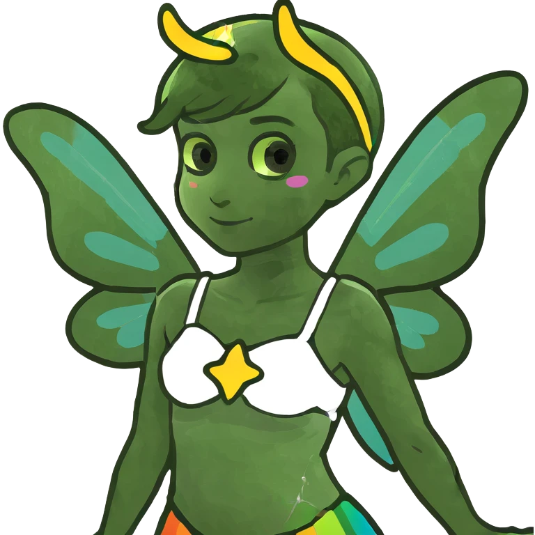 gay fairy emoji