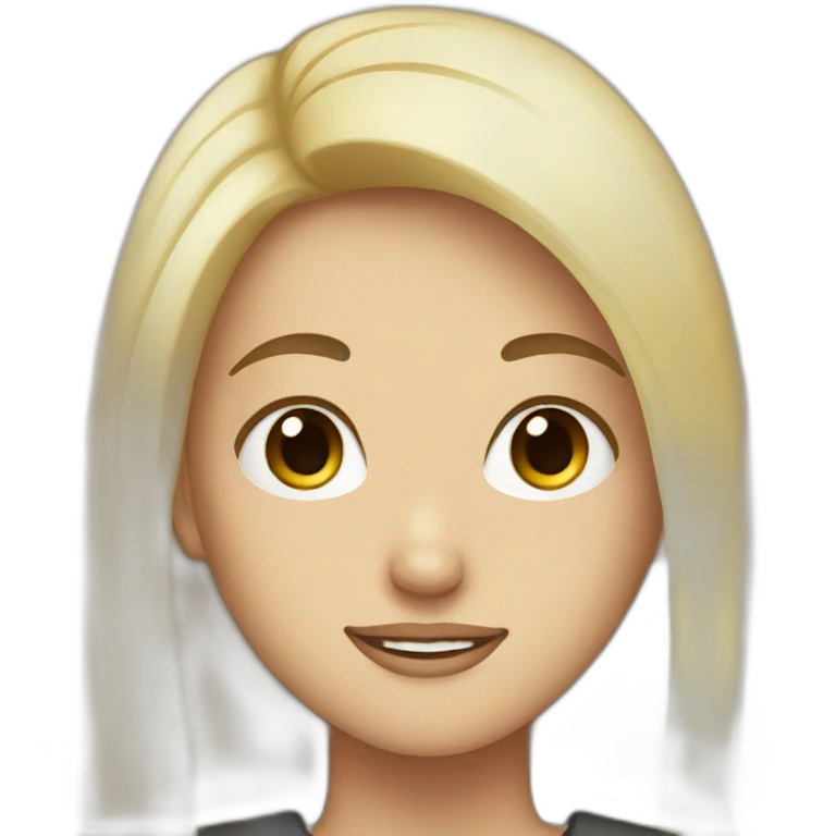 blonde girl and dark haired man emoji