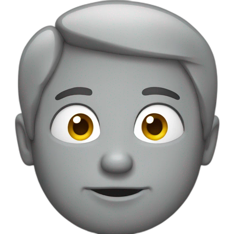 Chat gris emoji