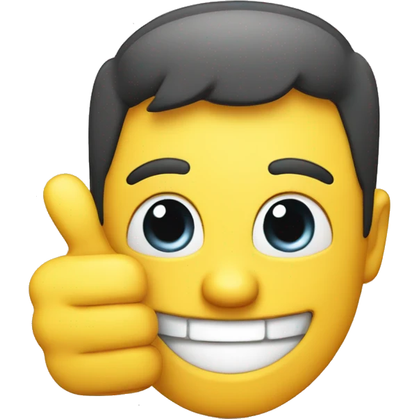 Smiling face with a thumbs up  emoji