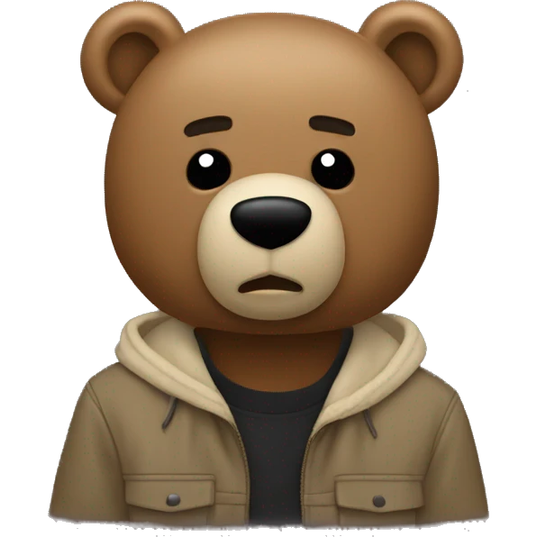 Kanye west bear emoji