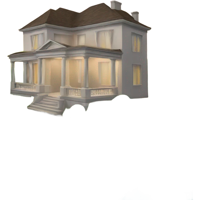 A Mansion with a pool emoji