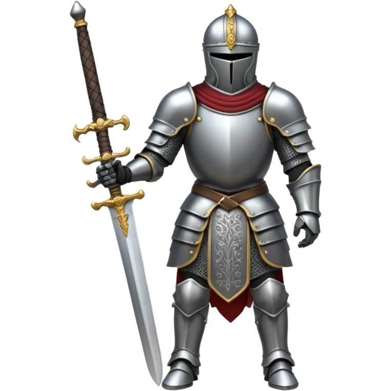 Headless Knight with Sword emoji