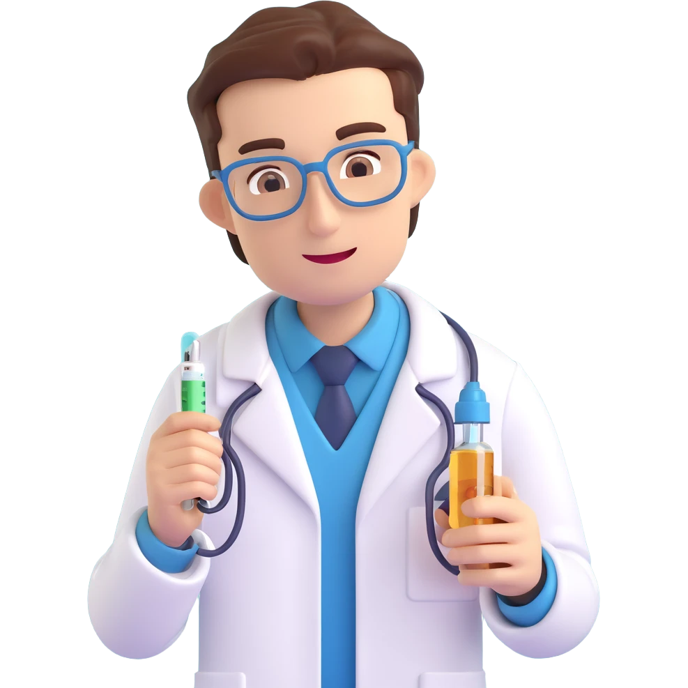 A doctor injecting an ampoule emoji