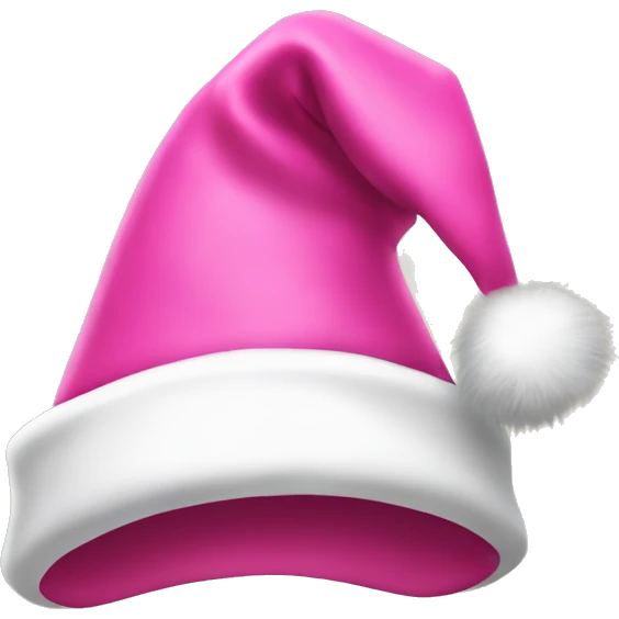 pink Santa hat emoji
